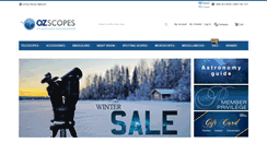 Desktop Screenshot of ozscopes.com.au